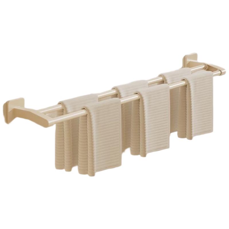 Gurede No-Drill Double Bar Towel Rack