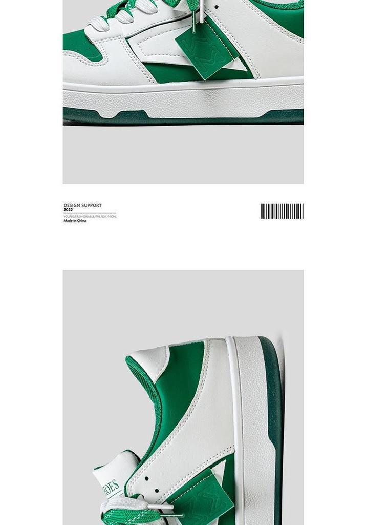 Men's Fashionable White Sneakers: Autumn Campus Casual Sports Style, Korean Trendy Versatile Board Shoes