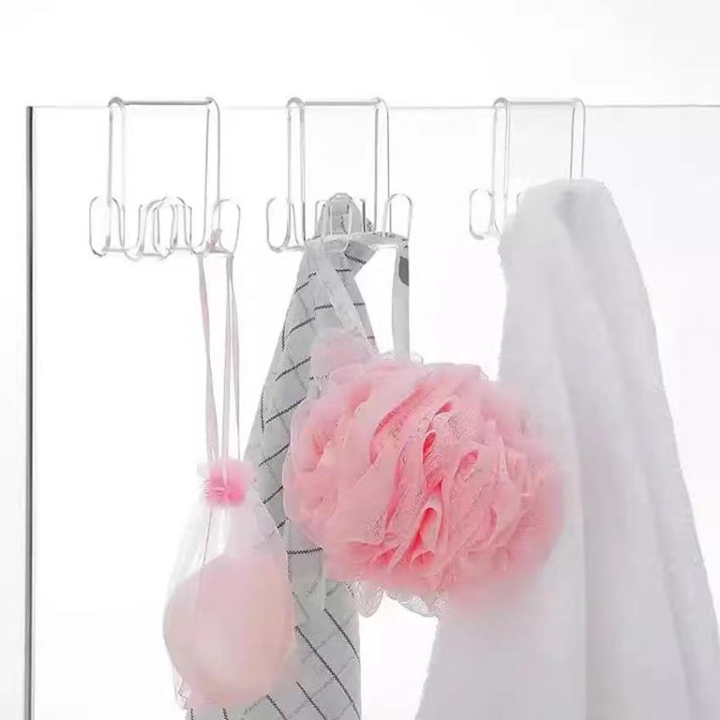 Space-Saving Towel Hooks for Glass Shower Doors Perfect for Small Bathrooms 1PC