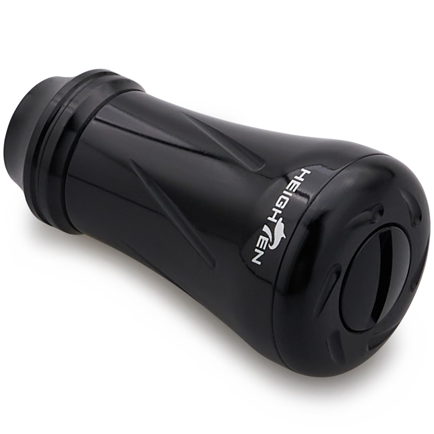 

HEIGHTEN 19mm Reel Handle Knob, 6.8g, Compatible with Shimano and Daiwa (Type A and Type S), New Pillar Series (Black) (869)