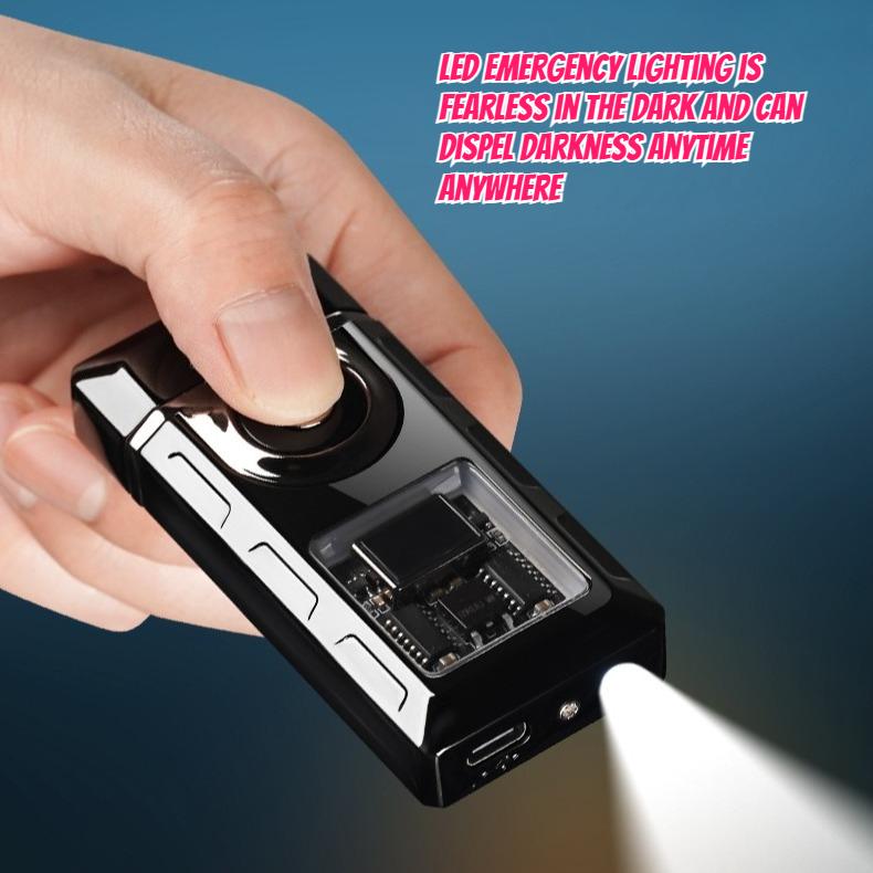 2025 New Fashionable Strong Light Lamp Arc Windproof Lighter Portable Charging Men's High Quality Cigarette Lighter Gift