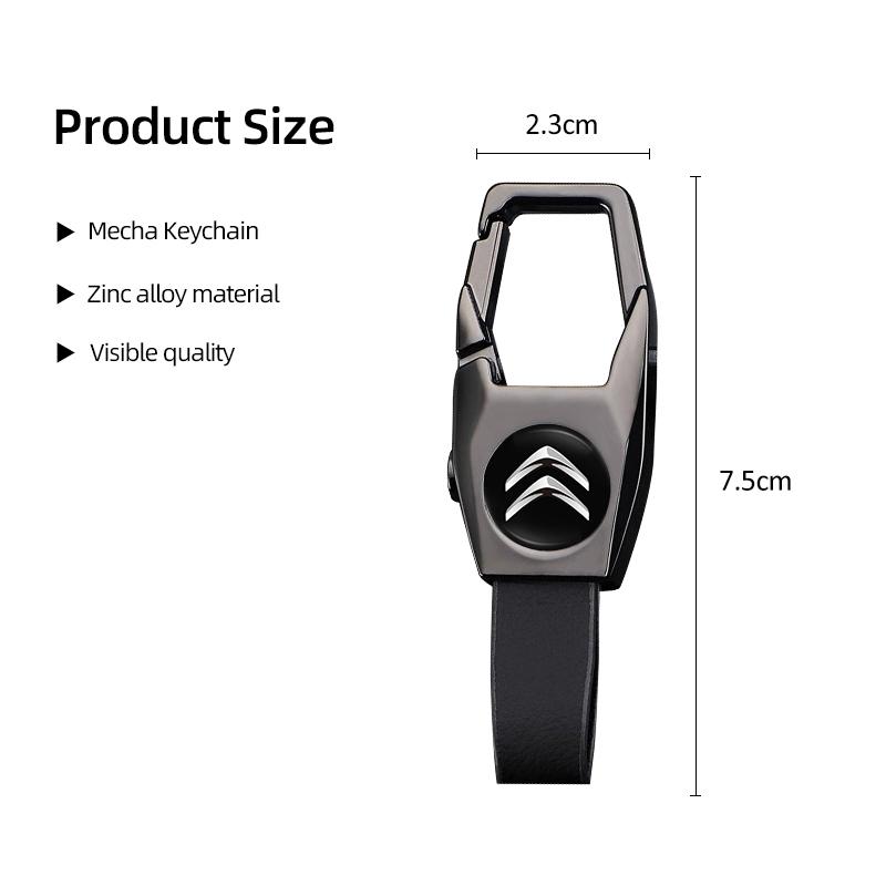 Autoschlüsselanhänger Herren Business Schlüsselanhänger Auto Schlüssel Zubehör Für Citroen C4 C3 C5 C5X e-C4 X e-C3 C-Elysee Berlingo C1 C6 C2 C-Crosser