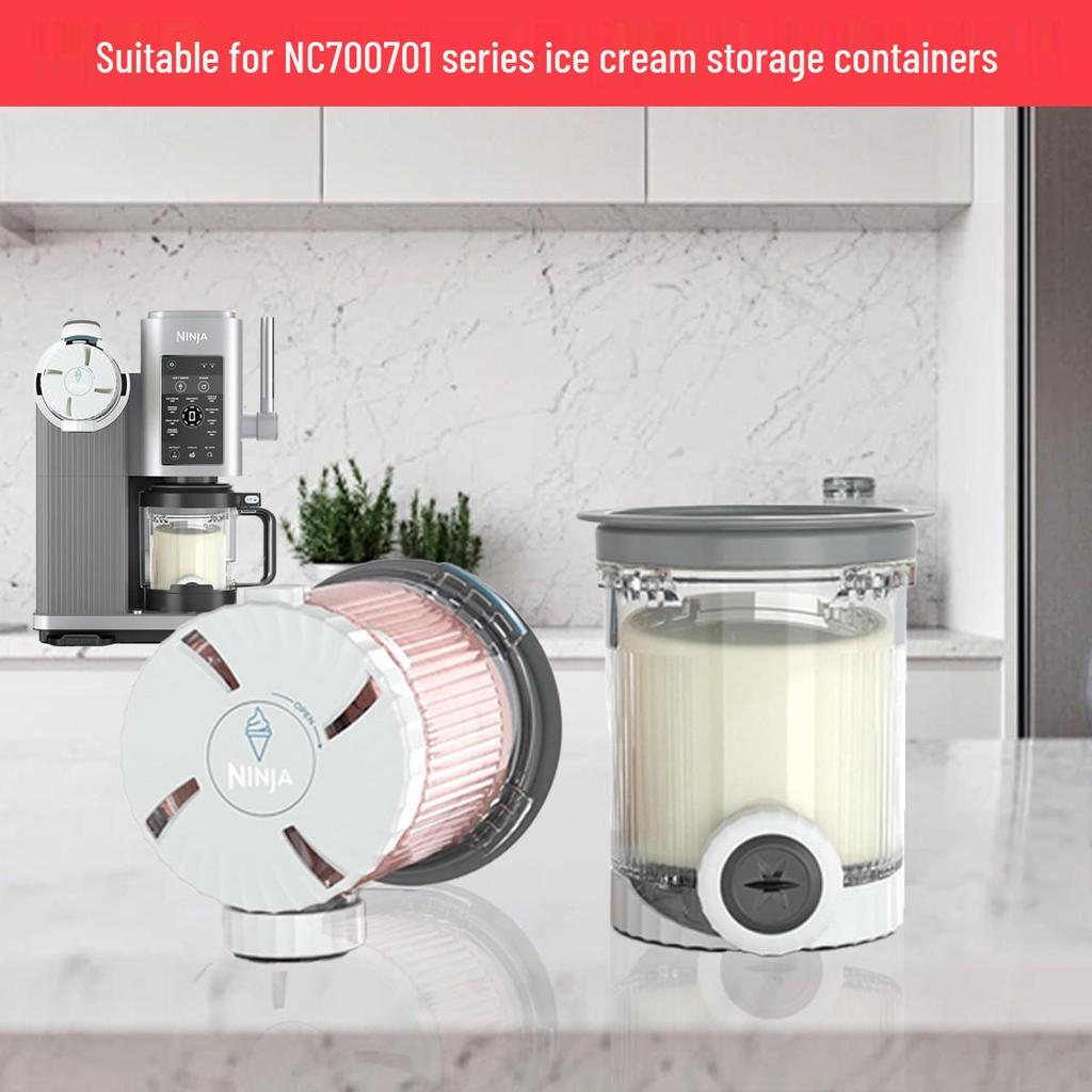 Compatible Lid Cup for Ninja Swirl NC700 NC701 Ice Cream Maker – New Hot Selling