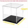 1pc Clear Self-Assembled Acrylic Display Box Dustproof Storage Display Cabinet, Suitable for Car Models/Toys/Collectibles