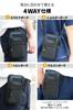 Monomyth Carabiner Shoulder Strap Smartphone Fits Gadget Men's Pouch, 6.5-inch Smartphones, Belt, (Black)