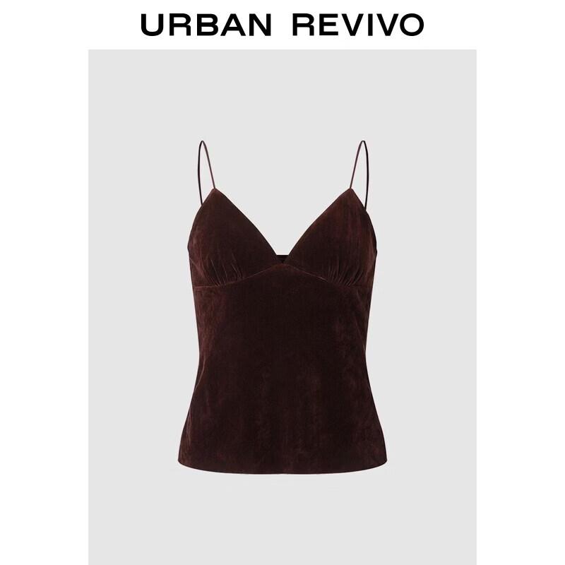 UR Designer Series 2026 Spring Women s Retro V-Neck Vest S