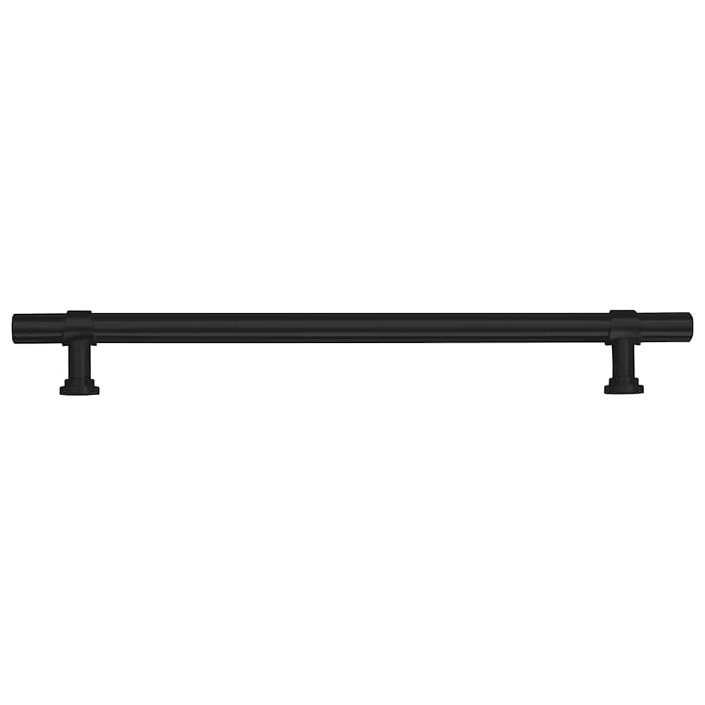 Furniture Handles 5 Pcs Black 192 Mm Stainless Steel