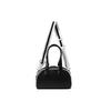 Fila Detachable Shoulder Strap Zipper Closure Leather Bowling Bag Unisex Shoulder Bag Black FS3BCF5312X-BLK