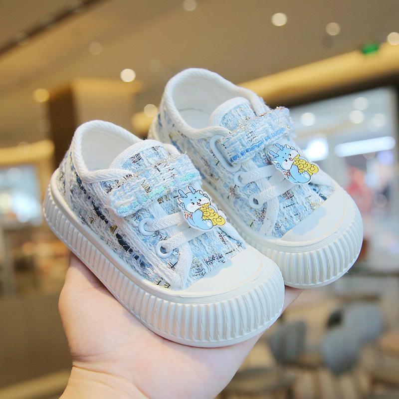 Childrens Canvas Shoes Boy Board Shoes 2024 Spring Autumn New Soft Sole Children Shoe Breathable Girls Shoe Children Casual Shoe