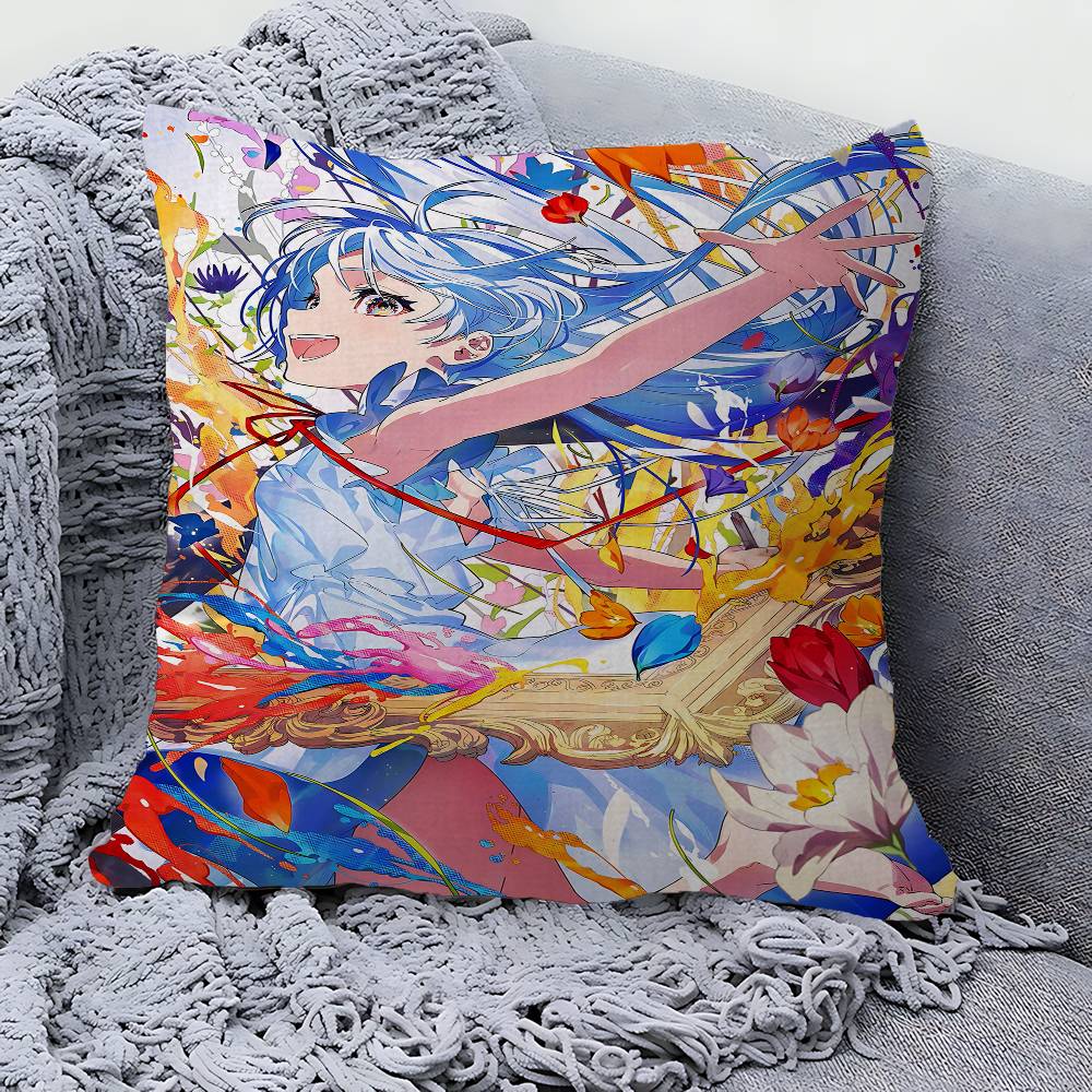 

M-Mika Pikazo Artistic Cushion Cover Car Throw Pillow Case For Sofa Car Christmas Gift 40x40cm 45x45cm 30cmx30cm