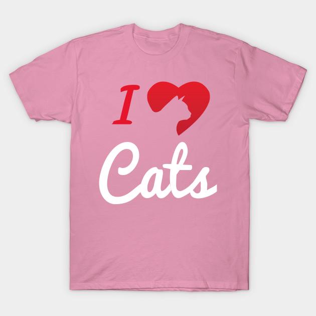 T Shirt Women I Love Cats Harajuku Print Kawaii Tshirt Summer Short Sleeve Female T-Shirt Top Tee