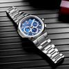 Stainless Steel Man Watch Leisure Fashion Quartz Wrist Watches Waterproof Outdoor Multifunctional Business Watch