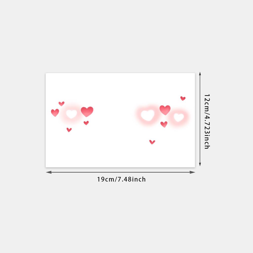 Christmas Tattoo Sticker Waterproof Women'S Lasting Christmas Love Makeup Face Sticker Tattoo Sticker