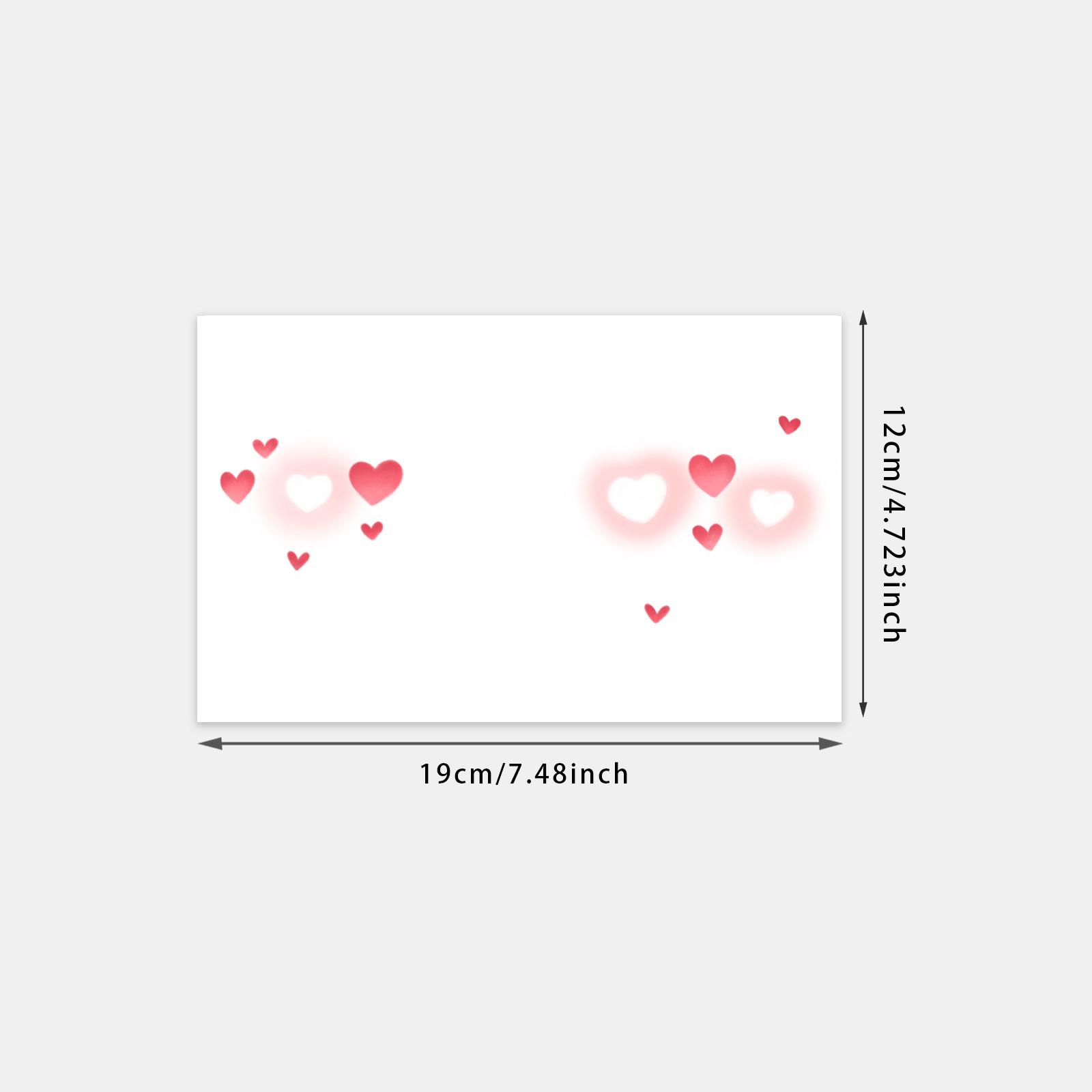 Christmas Tattoo Sticker Waterproof Women S Lasting Christmas Love Makeup Face Sticker Tattoo Sticker 19*12