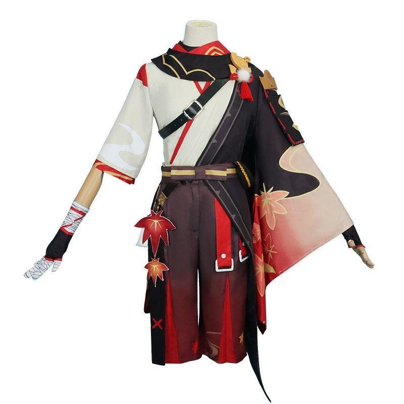 Kaedehara Wanyue Cosplay Costume, Inazuma City Costume, Full Set of Anime Clothing, Cosplay Outfit, Genshin Impact Clothing