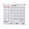 Hanging Wall Mounted Decorative Monthly Calendar Bag Storage Bag Chart Holder Wall Decoration