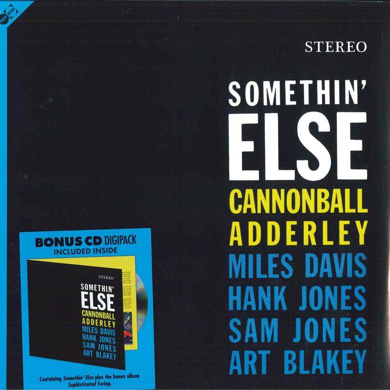

LP Record CANNONBALL ADDERLEY - Somethin Else 77016 Groove Replica 2020 Europe Jazz