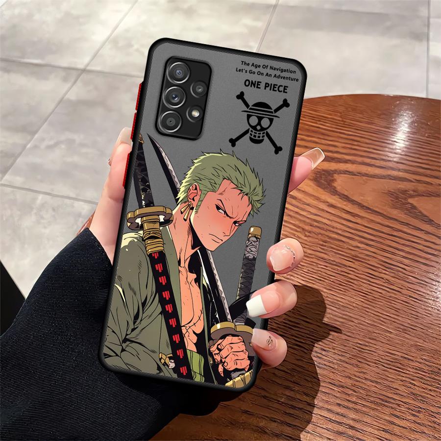One Piece Zoro Cool Case for Samsung Galaxy A17 A52 A34 A36 A53 A14 A23 A52S A72 A16 A15 A35 A73 A33 A56 A55 A54 Phone Cover