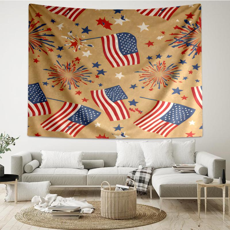 American Flag Wall Hanging Tapestry Wall Cloth Tapestries Decor Wall Bedroom Decoration
