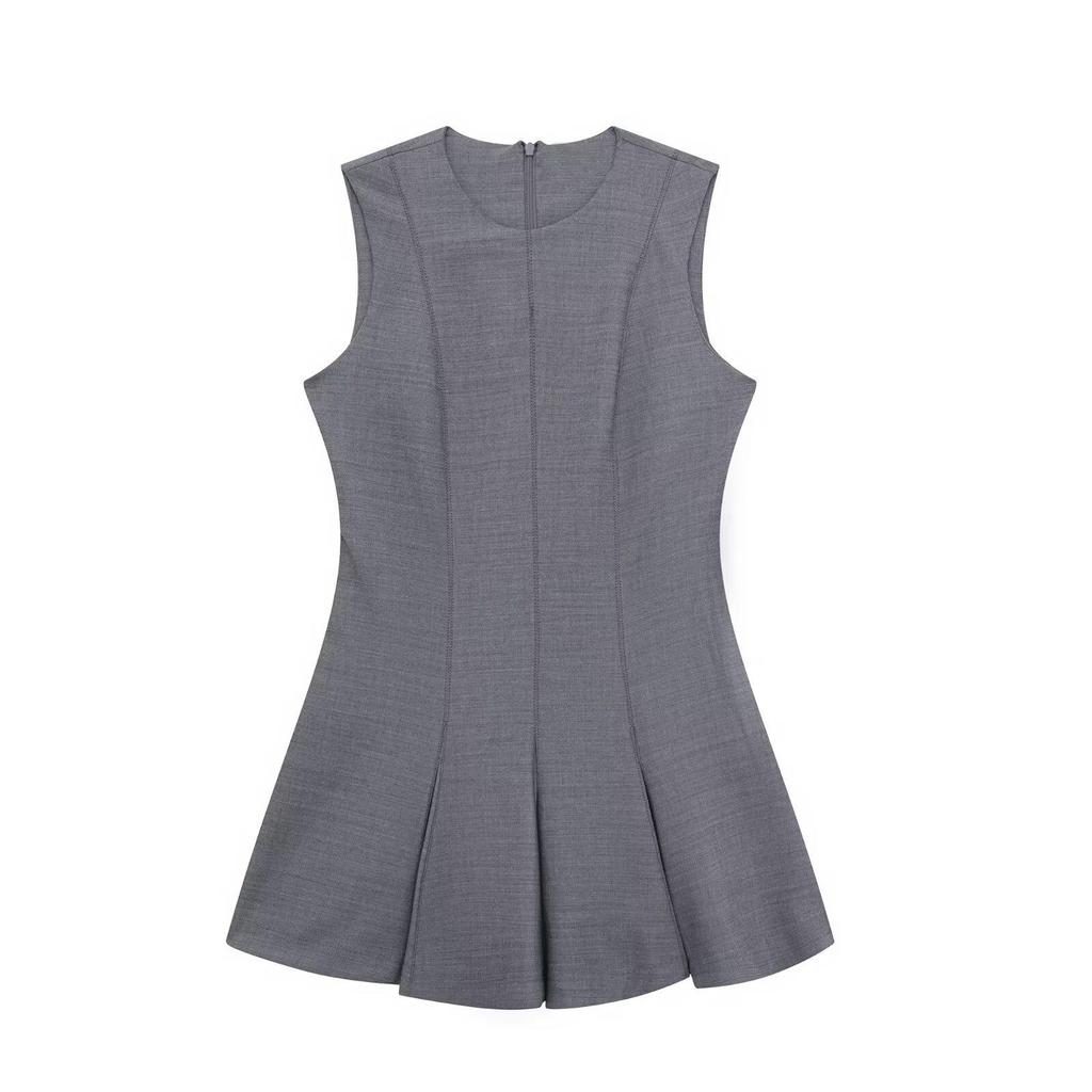 2024 European & American Women's Sleeveless Slim Street Fashion Dress