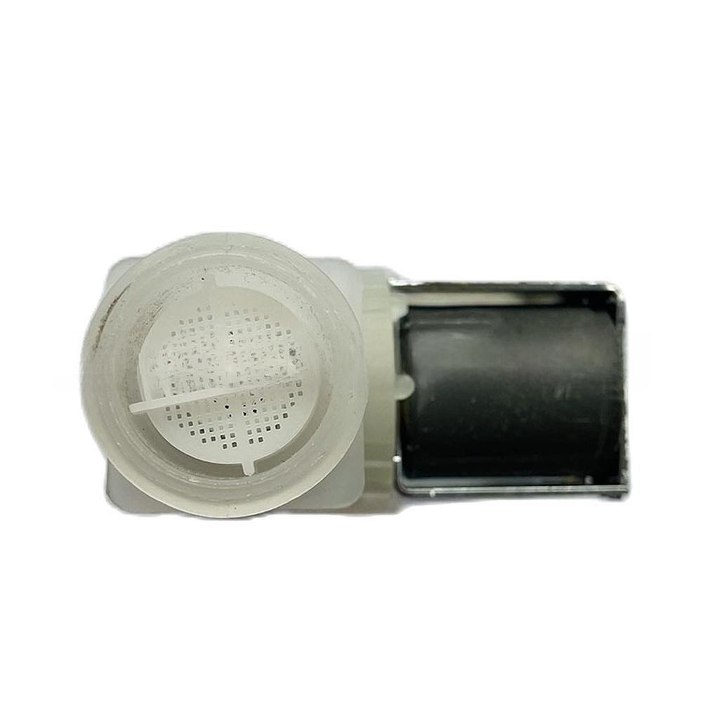 Replacement Washing Machine Solenoid Valve 9001035738/33299018 110V AC Water Inlet Valve with Plastic Casing and Hose Connector