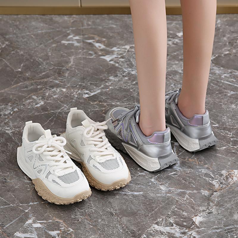 Internet Celebrity Dad Women's Shoes Women's Korean Version Ins Tide 2025 New Little White Shoes Student Casual Sports Shoes Women JCF2603