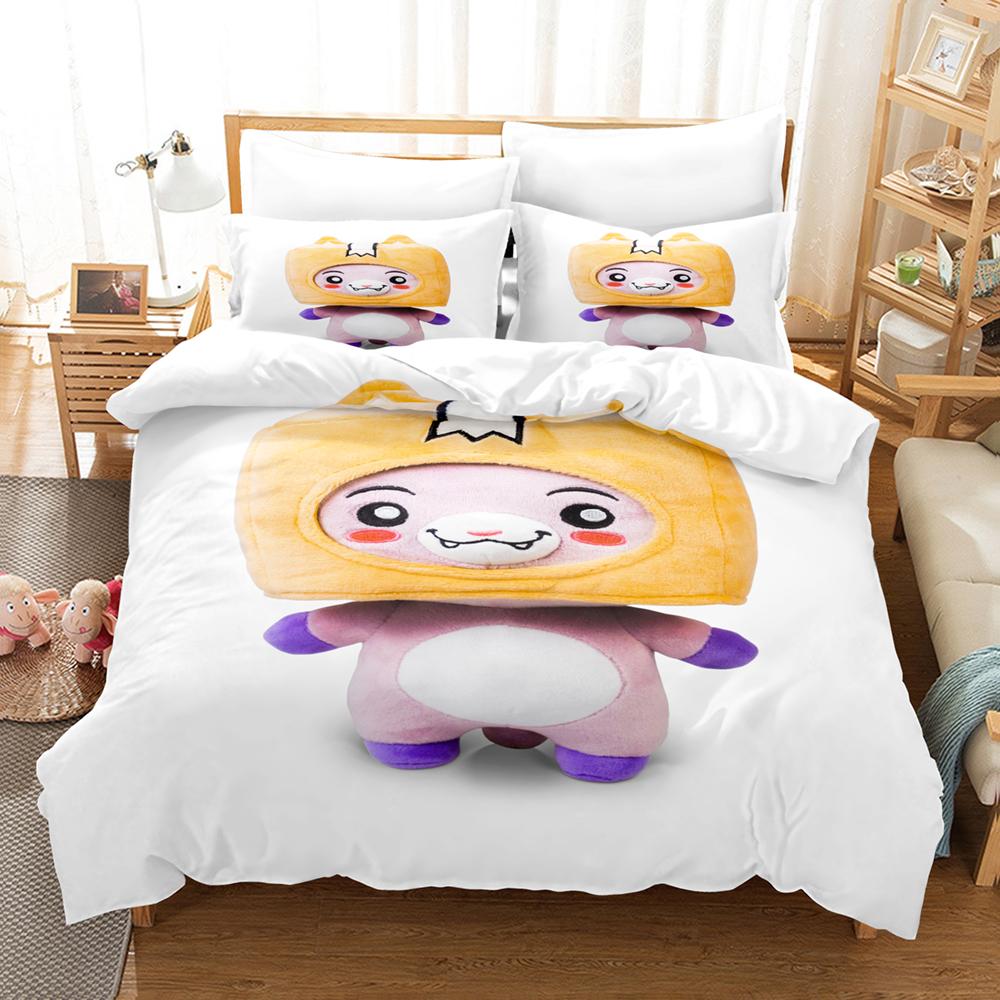 New 3d Print Anime Lankybox Bedding Sets Duvet Cover Set With Pillowcase Twin Full Queen King Bedclothes Bed Linen Home Textiles