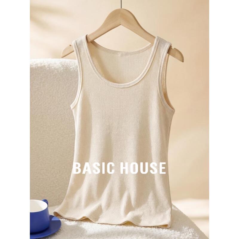 

Basic House Women s Simple U-Neck Camisole Top XL