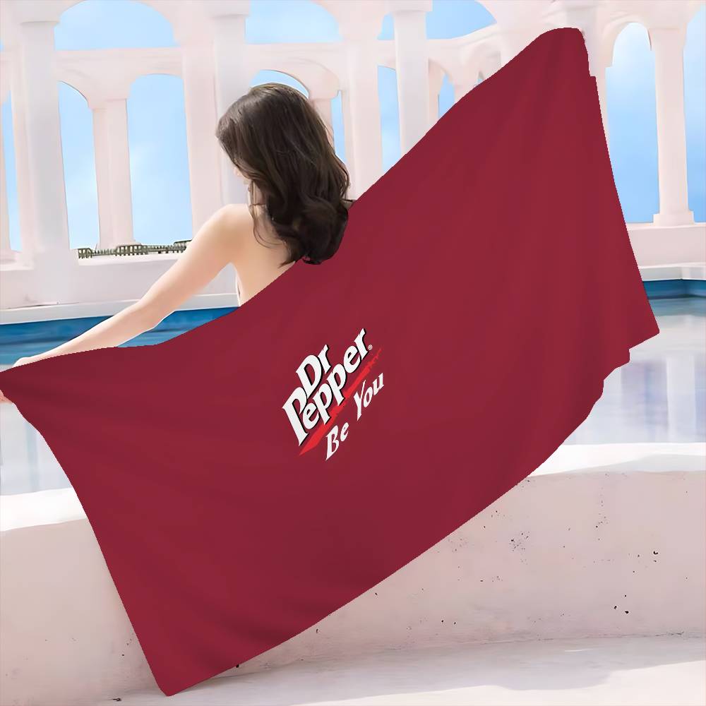 D-Dr P-Pepper Cartoon Microvezel Deken Sneldrogende Strandlakens Oversized Bedrukking Super Absorberend Zwembad Deken Cotton 30x30cm