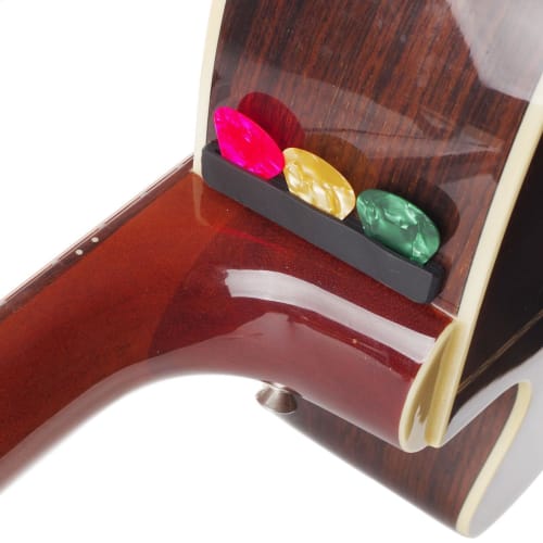 Fogukier Guitar Pick Holder Plectrum Case | Pick Storage Container, Easy to Apply, for Acoustic Electric Guitar, Bass, and Ukulele, Single Attribute,