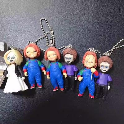 Anime figurka Duch panenka PVC akční figurky panenky Klíčenka Stolní dekorace Model Přívěsky Perfektní dárek na Halloweenský festival