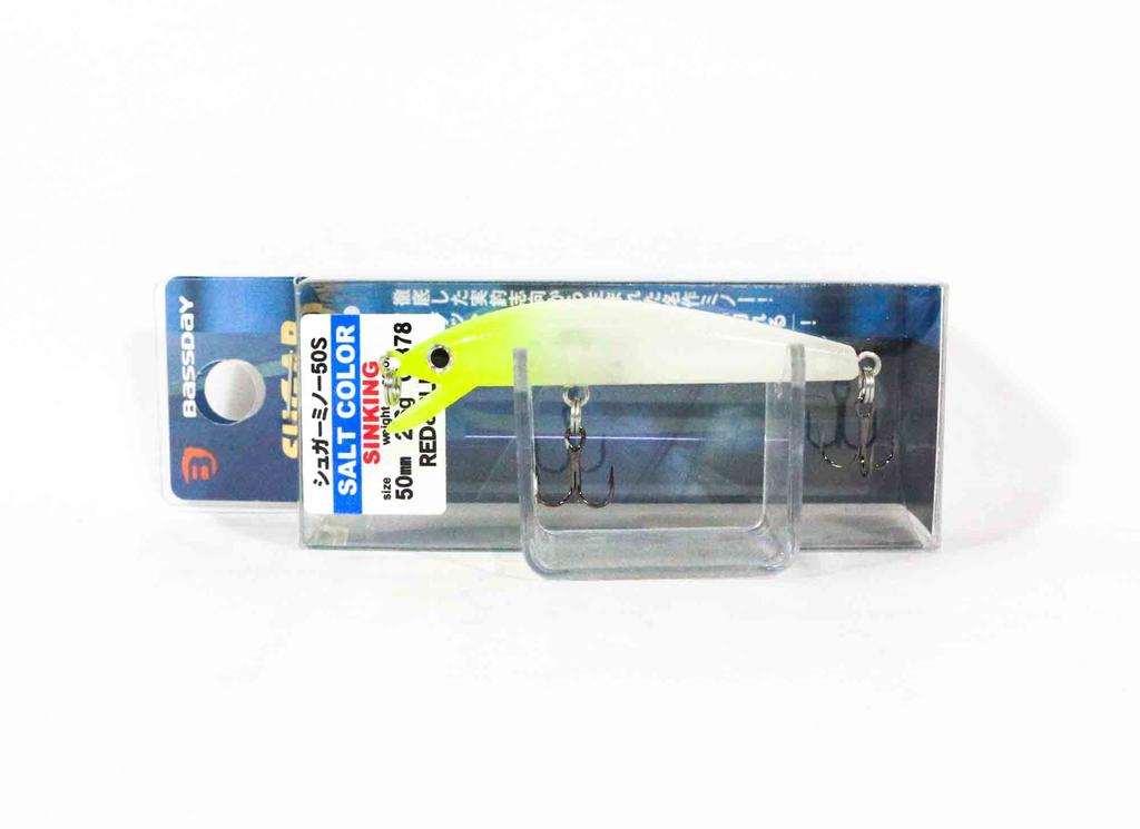 Bassday Sugar Minnow 50S Salt Sinking Lure 2.6 Grams GG-348 (0856)