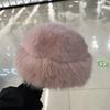 Winter warm hat women's imitation fur long rabbit fur dome fashion ear protection cold pullover hat northern wind and snow hat