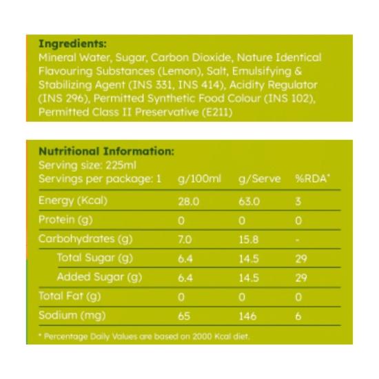 Pop Goli Soda – Nimbu Masala-Geschmack, sprudelnde Marmor-Limonade, 225 ml
