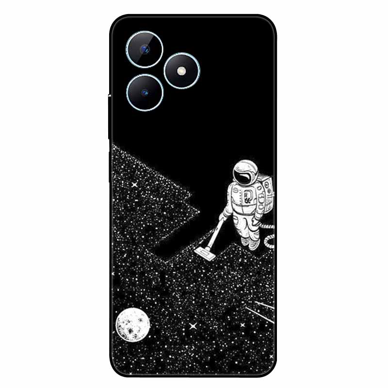 Funda For Realme Note 50 Case Silicone Soft Shockproof Cartoon TPU Phone Shell For Realme Note50 Cover Painted Cute Coque Note50