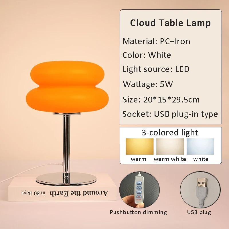 Bauhaus galda lampa, trīskrāsu aptumšošana, LED