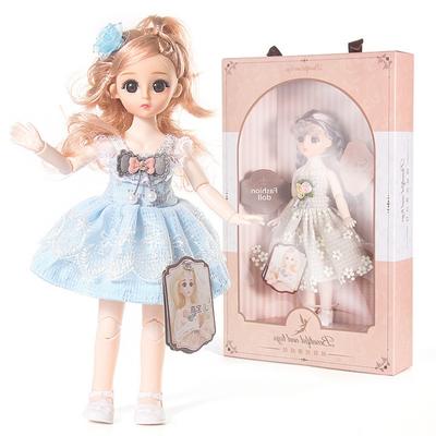 Caja de Regalo Muñeca para Vestir Juguete Set de Caja de Regalo Niñita Regalo para Niña Juguete para Niña Muñeca Princesa