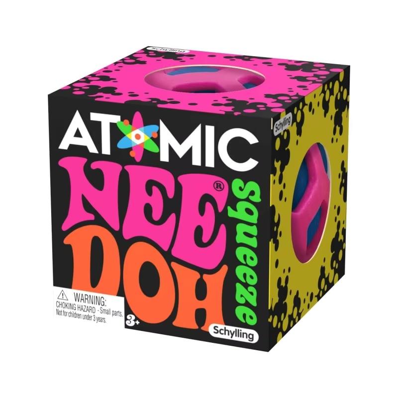 Palla Antistress Atomic NeeDoh per Bambini e Adulti Regalo per Feste Strumento Antistress