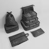 8 Pcs/Set Black/Blue/Grey Travel Storage Bag Waterproof Large Capacity Luggage Clothes Sorting Storage Bag Set