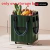 Modern Minimalist Collapsible Shopping Bag With Wheels For Travel And Outdoor Use