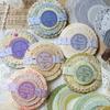 150pcs Paper Between Round Piece Series Letterpress Paper Handbook Collage DIY Photo Frame Phone Case Notebook