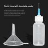 Industrial Dispensing Bottle Set: Washing, Rosin, Water, Pigment Bottles with Needles and Spout Oil Pot