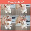 Cute Bear Plush Key Chain Cartoon Bunny Bag Accessory Perfect Gift For Kids