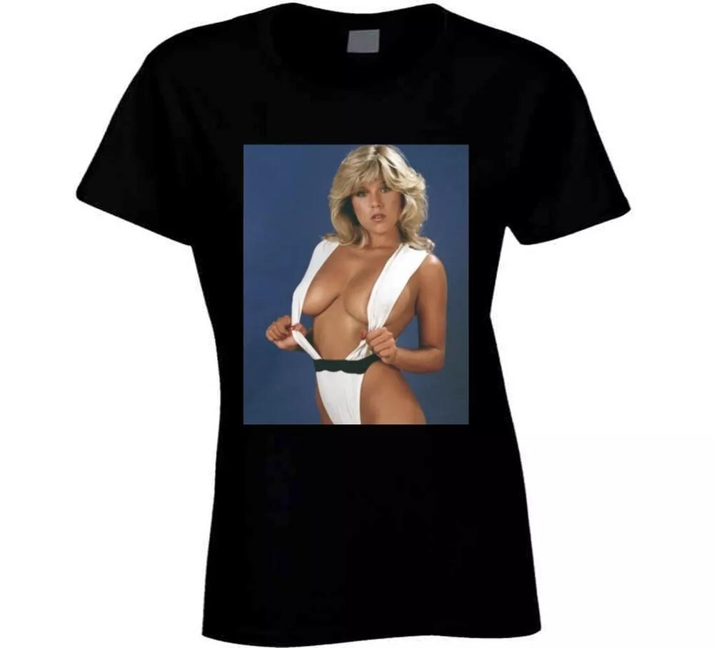 Samantha Fox Gift For Fan Black T Shirt Full Size S-5XL