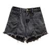Denimshorts Kvinnelig Tidevann Vår og sommer Ny koreansk Loose Show Slank midje Dameshorts for hele menneskeheten Bermuda