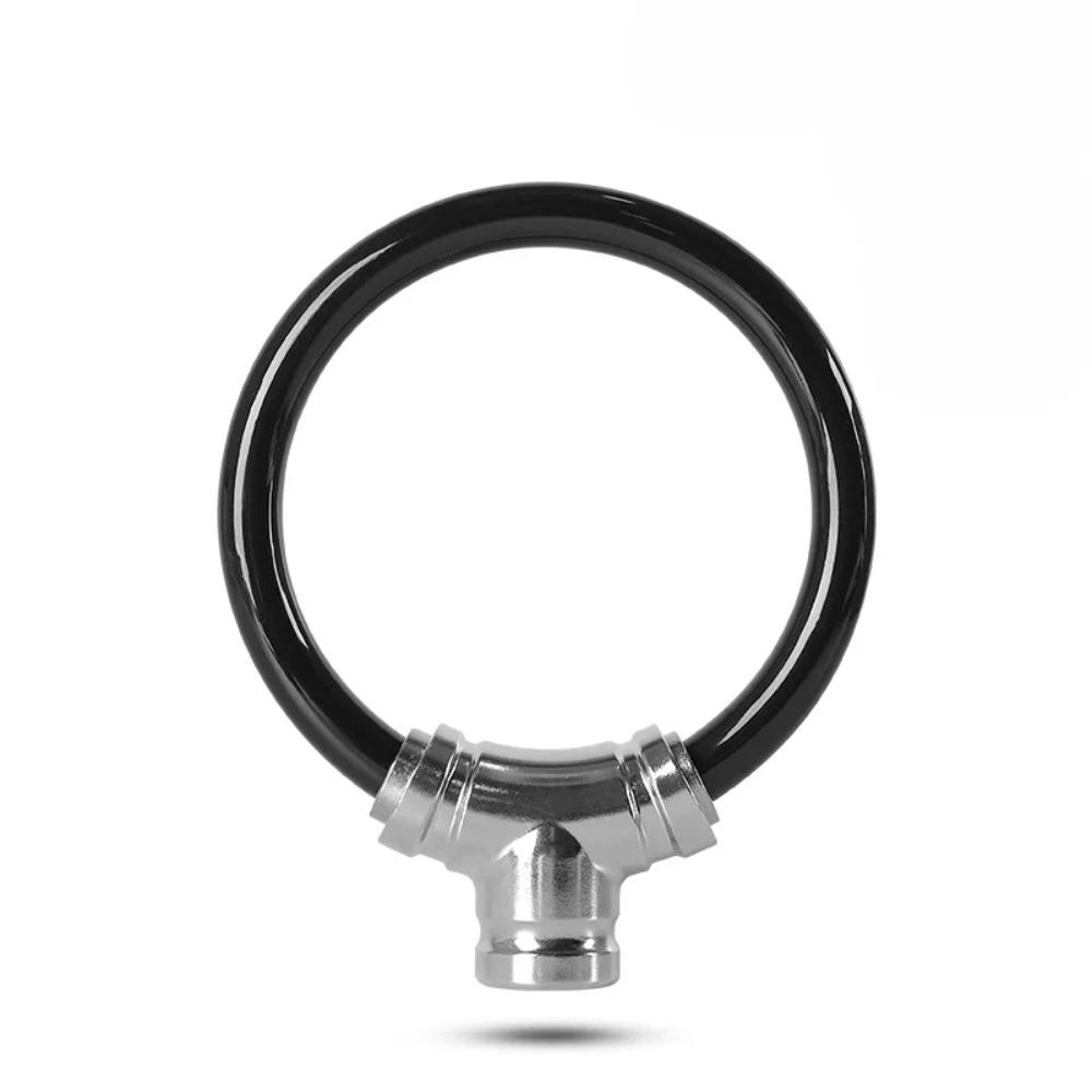 

Цинк Цинковый сплав Кольцевой замок Цепь для велосипеда Водонепроницаемый Замок для горного велосипеда Замок безопасности для велосипеда Электровелосипед чёрный