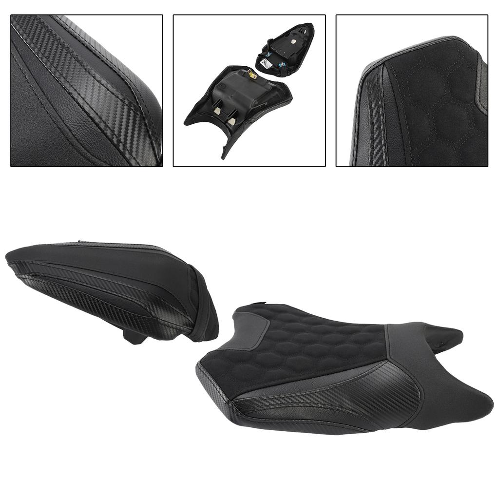 Front&Rear Raider Passenger Cushion Kit Green For Kawasaki Ninja 500 Z500 24-25