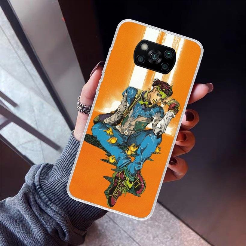 JoJo Adventure Rohan Kishibe Phone Case For Xiaomi Poco X7 X6 X5 Pro F7 Ultra Redmi 15C 15 13 13C 12 12C 10 10A 10C 9 9A 9C 9T S