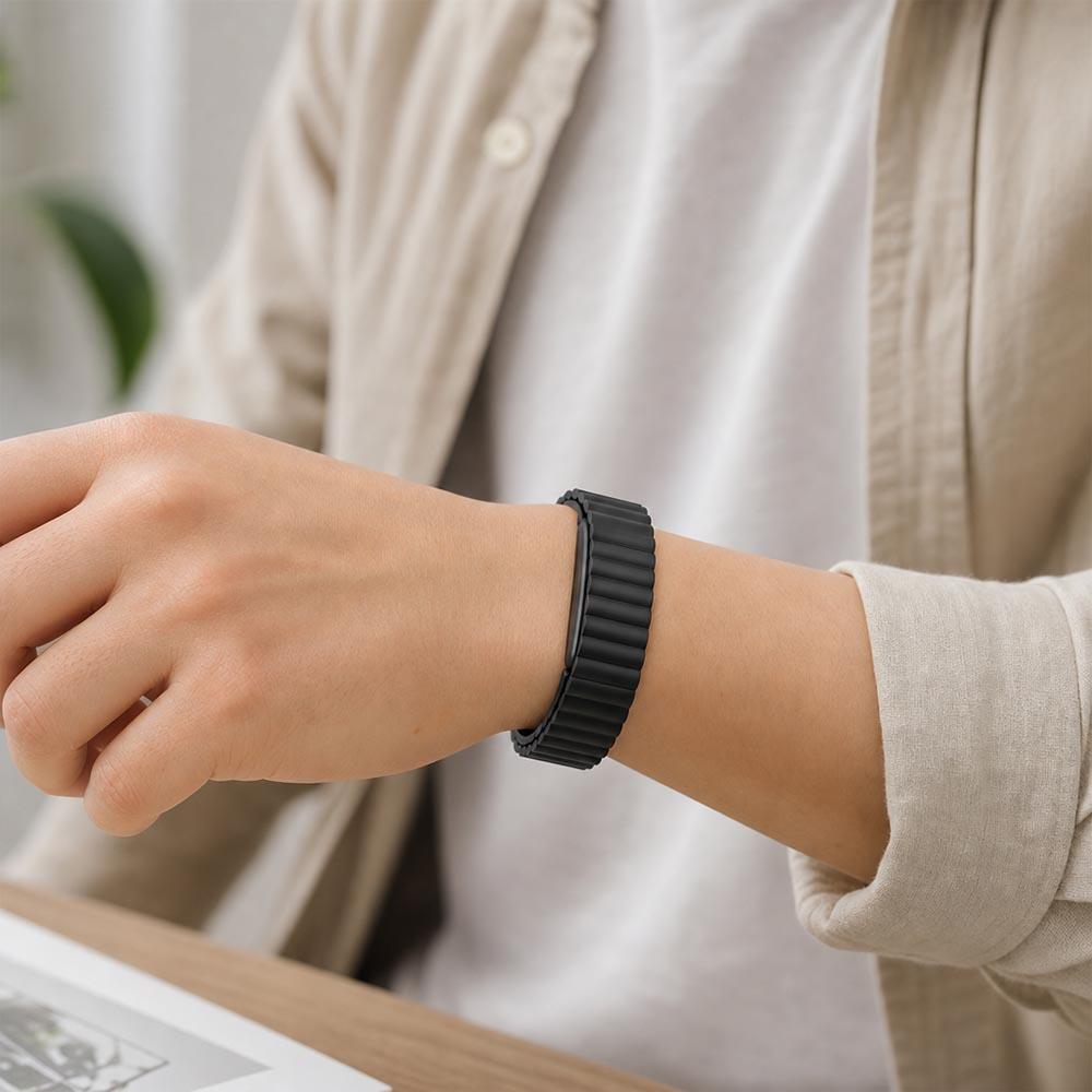 Magnetic Silicone Strap for Google Fitbit Air Bands Fitness Tracker Replacement Wristband Bracelet for Google Fitbit Air Straps