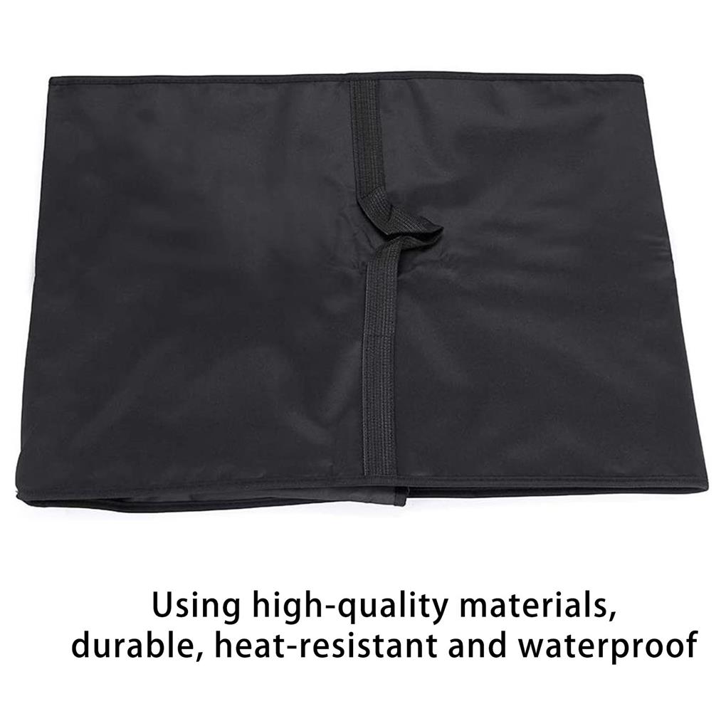 Microwave Cover Black Polyester Oven Waterproof Dust Cover Dustproof Electric Appliance Kitchen Gadgets Protector for Home